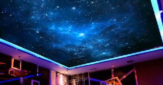 Натяжной потолок звездное небо Ирбит, цена от 5210 руб.