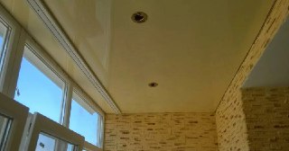 Натяжной потолок на балкон Ирбит, цена 6153 руб.