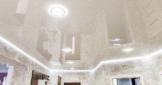 Натяжной ПВХ потолок Ирбит, цена от 2092 руб.
